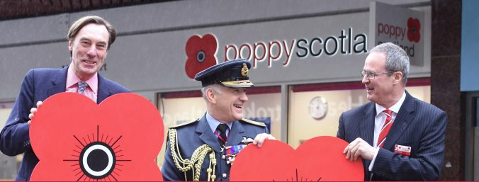 Air Marshal Gives PoppyScotland’s Latest Venture Its Official Opening
