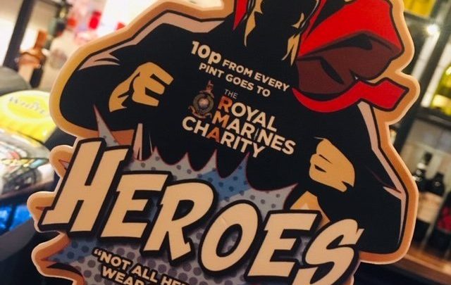 Beer brewed just for Heroes with Punch