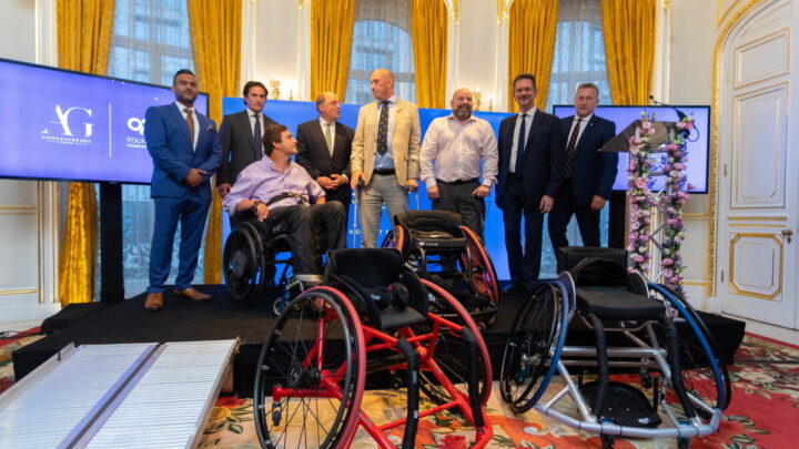 Defence Secretary Makes Surprise Wheelchair Presentation to Injured Veterans